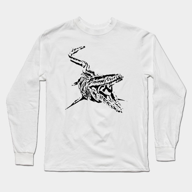 Mosasaurus Long Sleeve T-Shirt by Nimmersatt